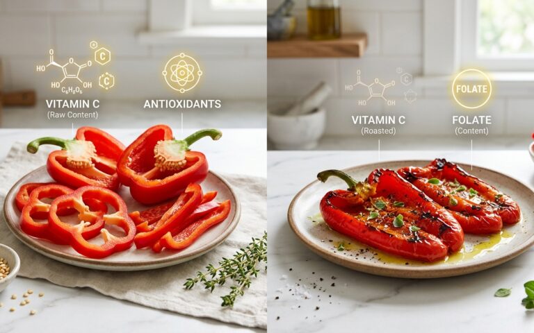 Peperoni crudi vs cotti: la vitamina C resiste?