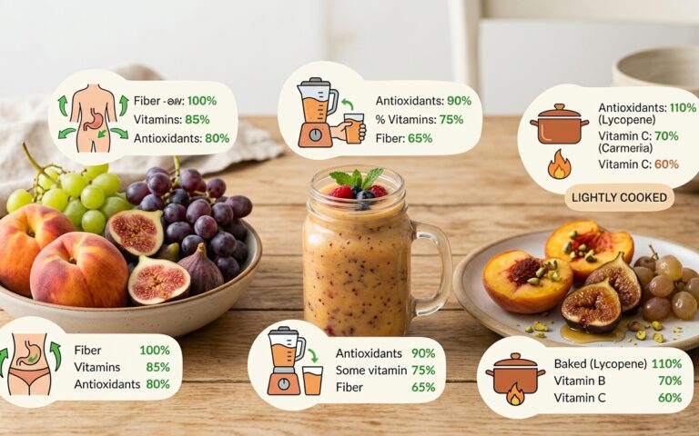 Frutta estiva: cruda, cotta o frullata per assorbirla meglio?